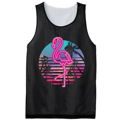 Zoo Animal Tropic Summer Sunrise Gift Flamingo Mesh Reversible Basketball Jersey Tank