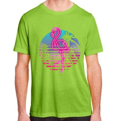 Zoo Animal Tropic Summer Sunrise Gift Flamingo Adult ChromaSoft Performance T-Shirt