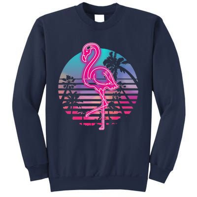 Zoo Animal Tropic Summer Sunrise Gift Flamingo Sweatshirt