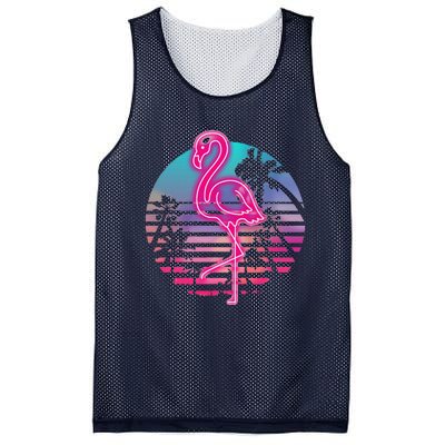 Zoo Animal Tropic Summer Sunrise Gift Flamingo Mesh Reversible Basketball Jersey Tank