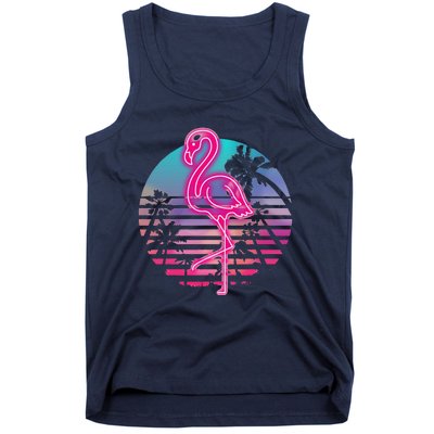 Zoo Animal Tropic Summer Sunrise Gift Flamingo Tank Top