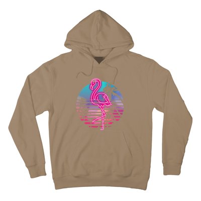 Zoo Animal Tropic Summer Sunrise Gift Flamingo Hoodie