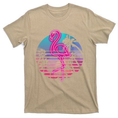 Zoo Animal Tropic Summer Sunrise Gift Flamingo T-Shirt