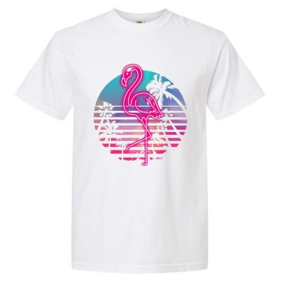 Zoo Animal Tropic Summer Sunrise Gift Flamingo Garment-Dyed Heavyweight T-Shirt