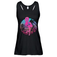 Zoo Animal Tropic Summer Sunrise Gift Flamingo Ladies Essential Flowy Tank