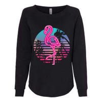 Zoo Animal Tropic Summer Sunrise Gift Flamingo Womens California Wash Sweatshirt