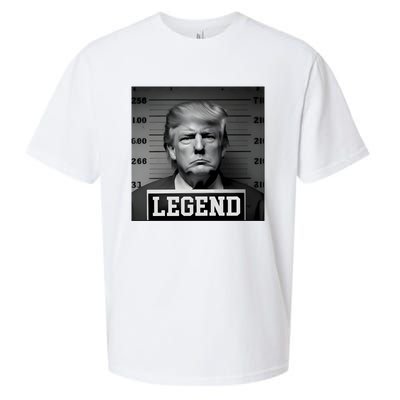 Zeek Arkham Trump Mugshot Legend Sueded Cloud Jersey T-Shirt