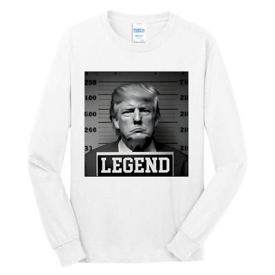 Zeek Arkham Trump Mugshot Legend Tall Long Sleeve T-Shirt