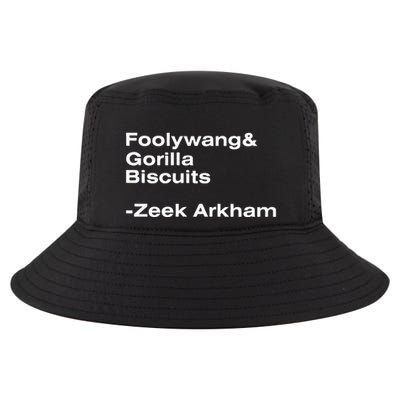 Zeek Arkham Wearing Foolywang Gorilla Biscuits Cool Comfort Performance Bucket Hat