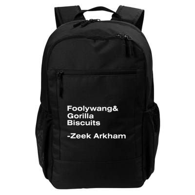 Zeek Arkham Wearing Foolywang Gorilla Biscuits Backpack