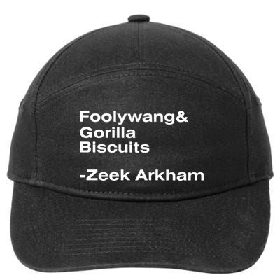 Zeek Arkham Wearing Foolywang Gorilla Biscuits 7-Panel Snapback Hat