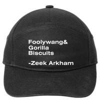 Zeek Arkham Wearing Foolywang Gorilla Biscuits 7-Panel Snapback Hat