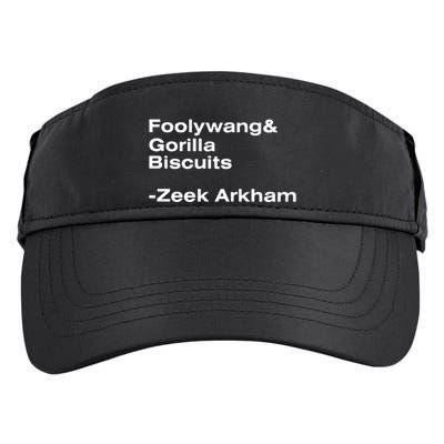Zeek Arkham Wearing Foolywang Gorilla Biscuits Adult Drive Performance Visor