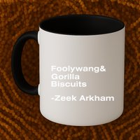 Zeek Arkham Wearing Foolywang Gorilla Biscuits Mug