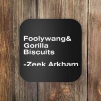 Zeek Arkham Wearing Foolywang Gorilla Biscuits Coaster