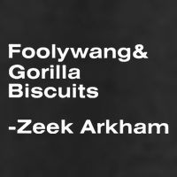 Zeek Arkham Wearing Foolywang Gorilla Biscuits Golf Towel