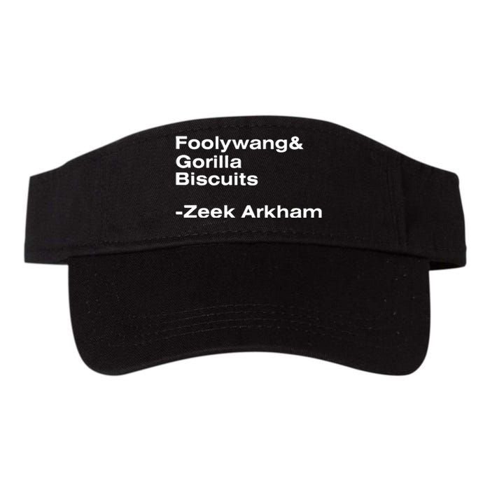 Zeek Arkham Wearing Foolywang Gorilla Biscuits Valucap Bio-Washed Visor