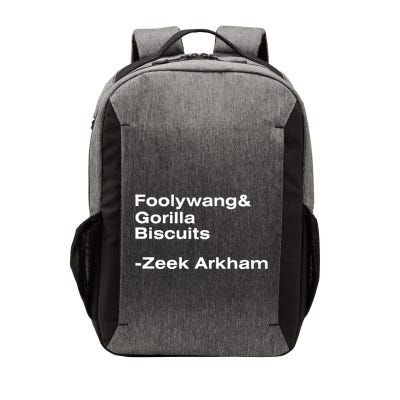 Zeek Arkham Wearing Foolywang Gorilla Biscuits Vector Backpack