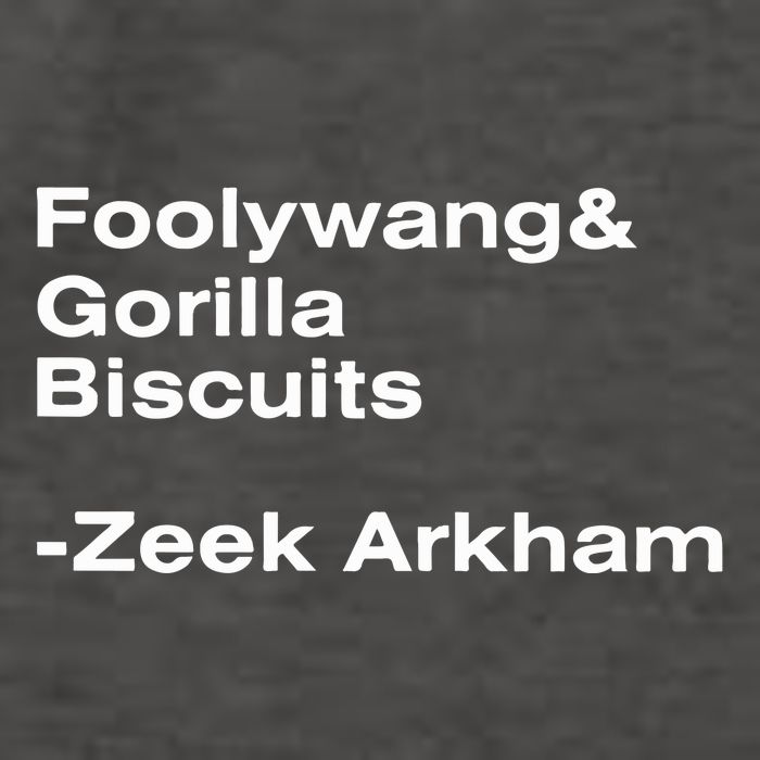 Zeek Arkham Wearing Foolywang Gorilla Biscuits Vector Backpack