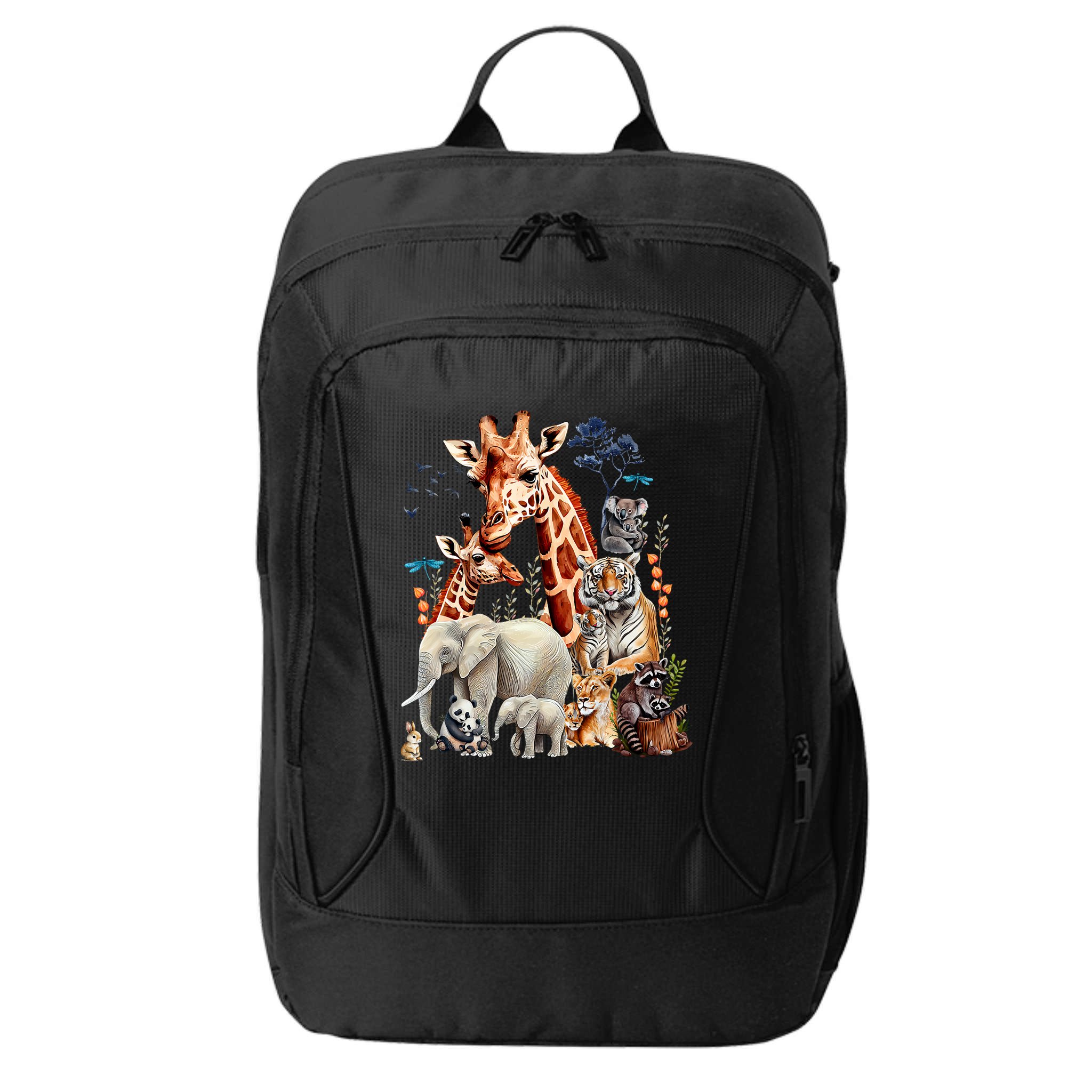 Zoo Animals Wildlife Birthday Party Animal Safari Jungle City Backpack