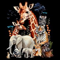 Zoo Animals Wildlife Birthday Party Animal Safari Jungle 16 in Basic Backpack