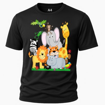 Zoo Animals Wildlife Birthday Party A Day At The Zoo Performance Shirt
