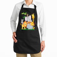 Zoo Animals Wildlife Birthday Party A Day At The Zoo Apron