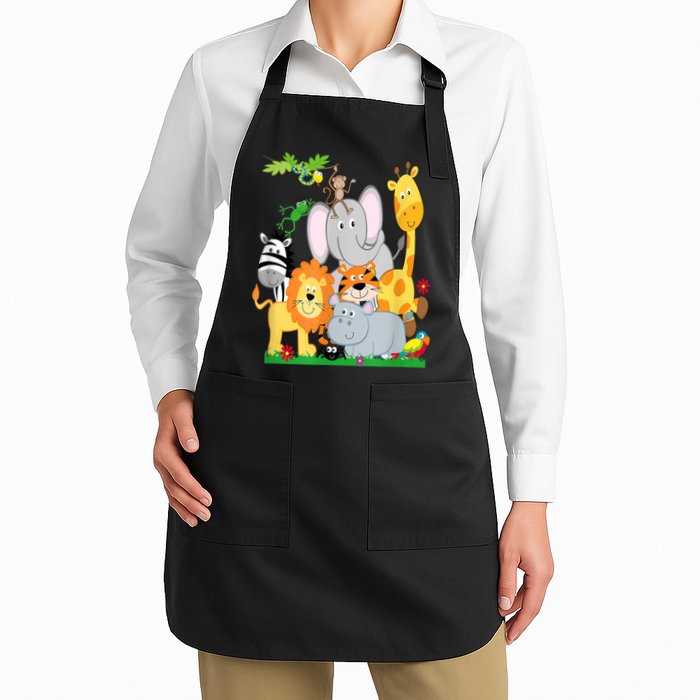 Zoo Animals Wildlife Birthday Party A Day At The Zoo Apron