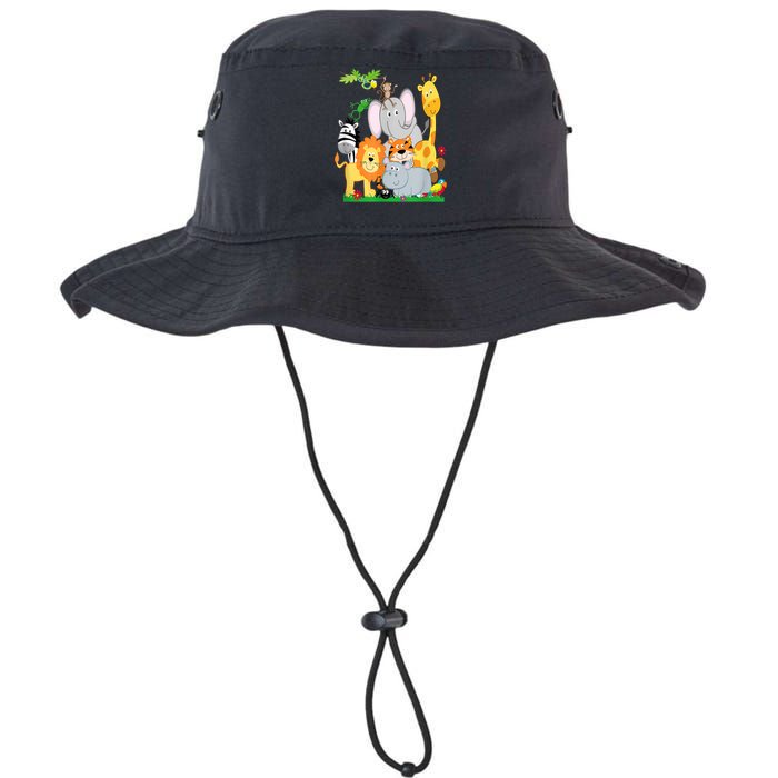 Zoo Animals Wildlife Birthday Party A Day At The Zoo Bucket Hat