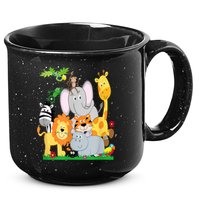 Zoo Animals Wildlife Birthday Party A Day At The Zoo 15oz Campfire Ceramic Mug