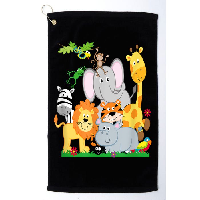 Zoo Animals Wildlife Birthday Party A Day At The Zoo Golf Towel