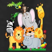 Zoo Animals Wildlife Birthday Party A Day At The Zoo Golf Towel