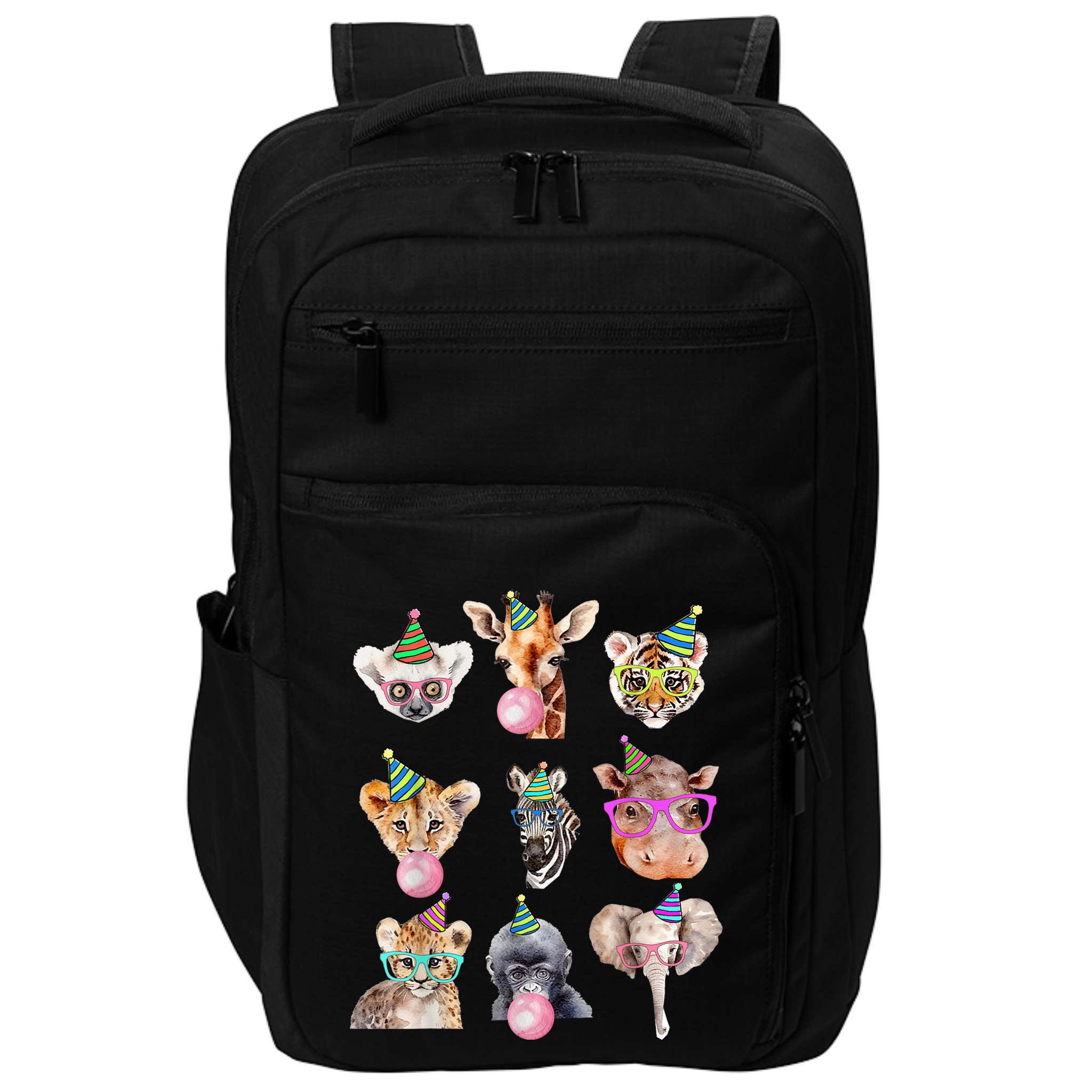 Zoo Animals Wildlife Birthday Party Zoo Day Animals Impact Tech Backpack
