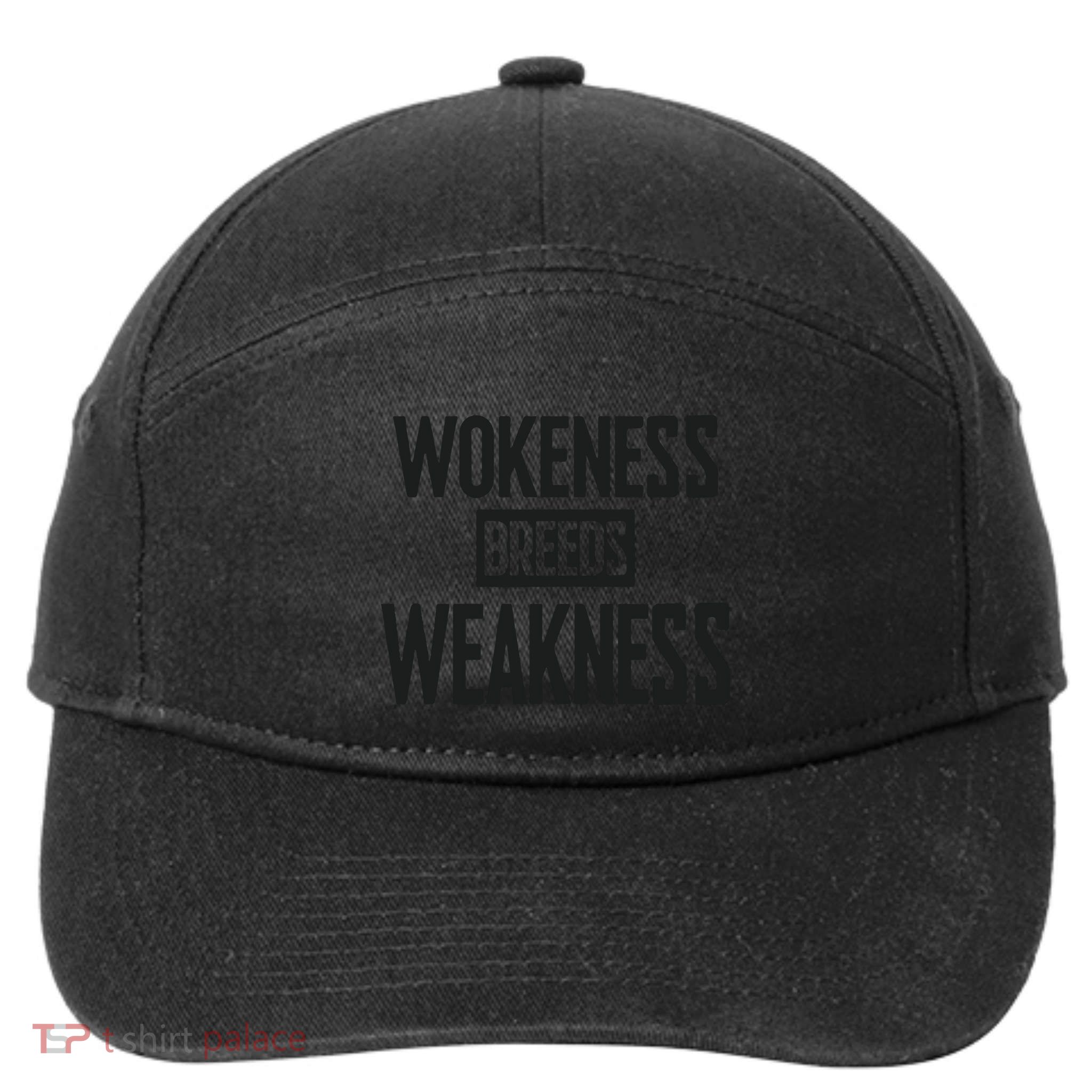 Zeek Arkham Wokeness Breeds Weakness 7-Panel Snapback Hat