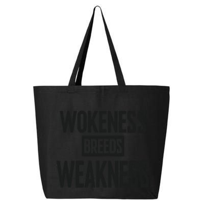 Zeek Arkham Wokeness Breeds Weakness 25L Jumbo Tote