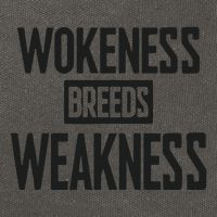 Zeek Arkham Wokeness Breeds Weakness Cotton Canvas Backpack