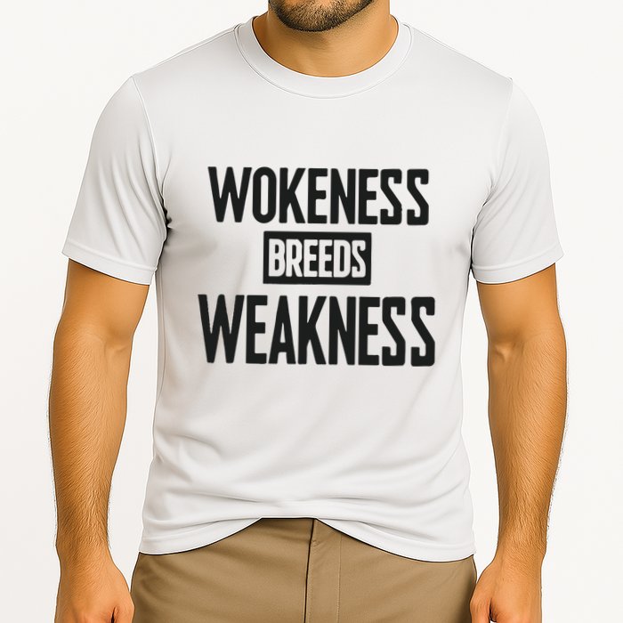 Zeek Arkham Wokeness Breeds Weakness Cooling Performance Crew T-Shirt