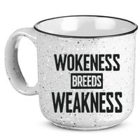 Zeek Arkham Wokeness Breeds Weakness 15oz Campfire Ceramic Mug