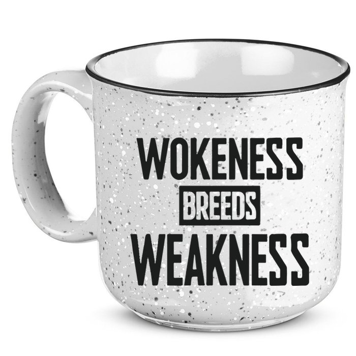 Zeek Arkham Wokeness Breeds Weakness 15oz Campfire Ceramic Mug