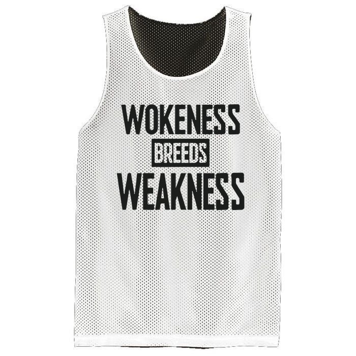 Zeek Arkham Wokeness Breeds Weakness Mesh Reversible Basketball Jersey Tank