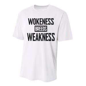 Zeek Arkham Wokeness Breeds Weakness Performance Sprint T-Shirt