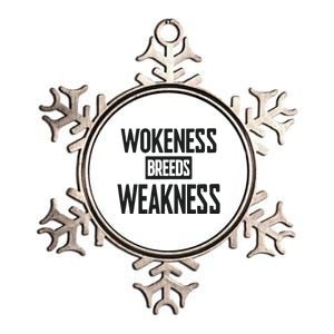 Zeek Arkham Wokeness Breeds Weakness Metallic Star Ornament