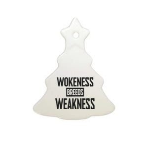 Zeek Arkham Wokeness Breeds Weakness Ceramic Tree Ornament