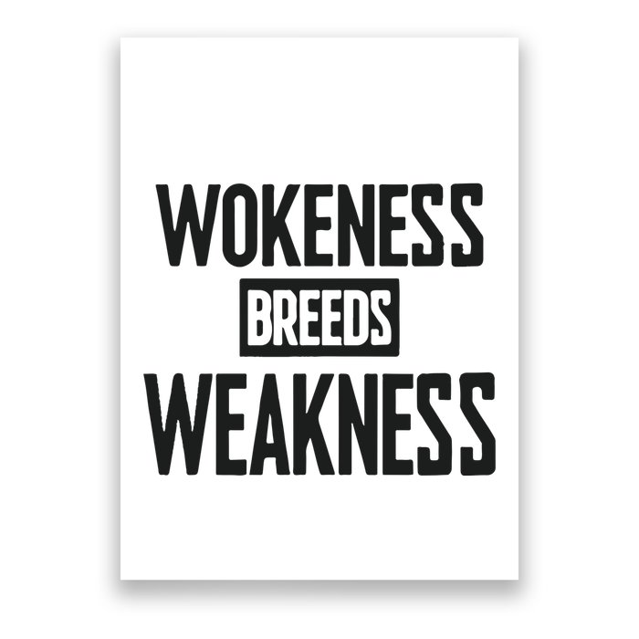 Zeek Arkham Wokeness Breeds Weakness Poster