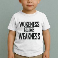 Zeek Arkham Wokeness Breeds Weakness Toddler T-Shirt