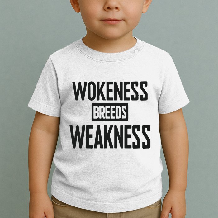Zeek Arkham Wokeness Breeds Weakness Toddler T-Shirt