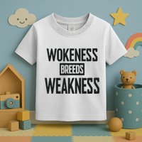 Zeek Arkham Wokeness Breeds Weakness Toddler T-Shirt