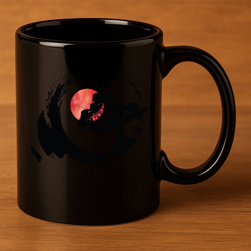 Zen Art 11oz C Handle Ceramic Mug