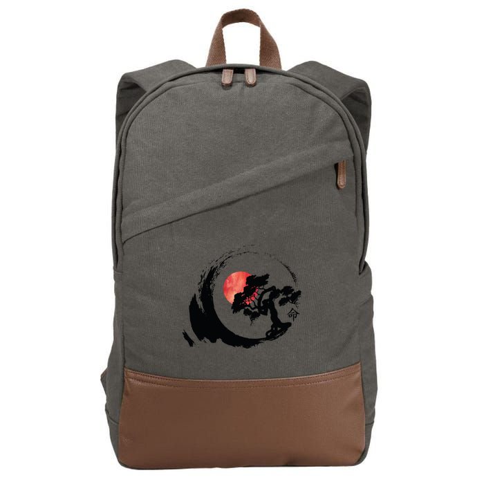 Zen Art Cotton Canvas Backpack