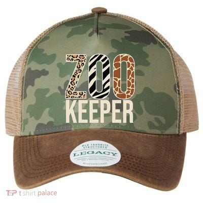 Zookeeper Animals Zoo Wildlife Lover Safari Savanna Costume Legacy Tie Dye Trucker Hat